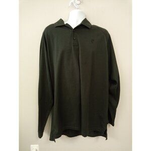Ashworth Men's Green Long Sleeve Polo Shirt XXL